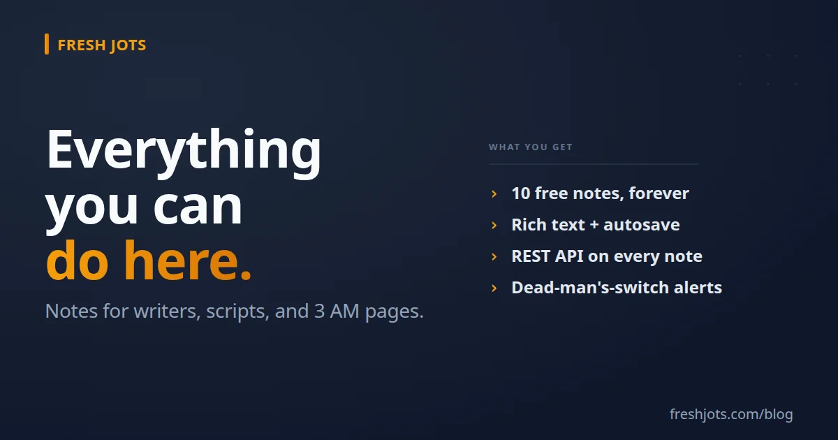 Everything You Can Do Here