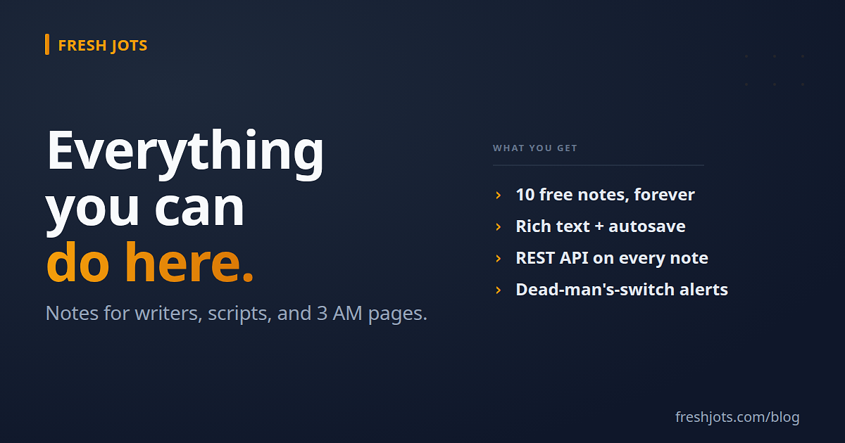 Everything You Can Do Here